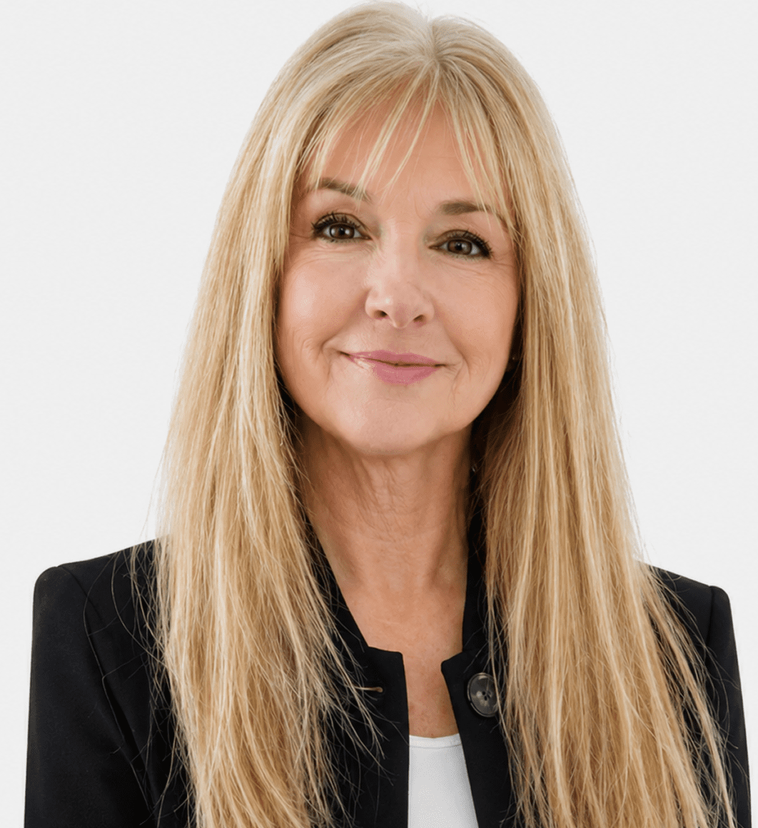 Professional woman in black blazer
